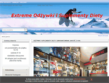 Tablet Screenshot of extreme-odzywki-i-suplementy-diety.tradoro.pl